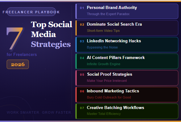 Top 7 Social Media Strategies for Freelancers 2026