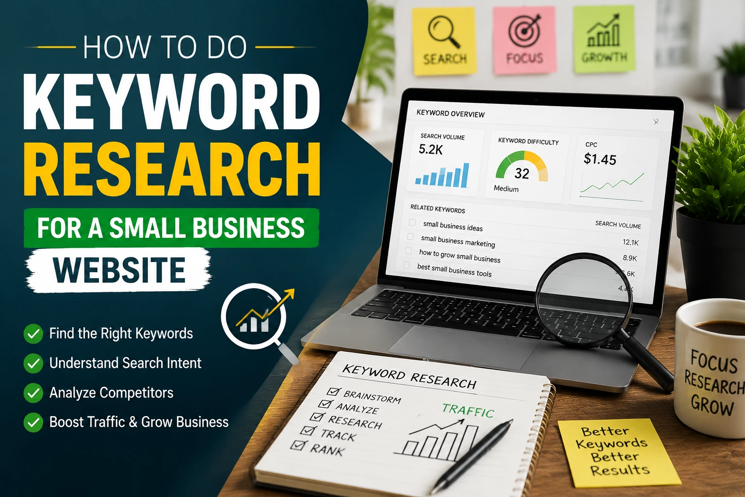 How to Do Keyword Research for a Small Business Website