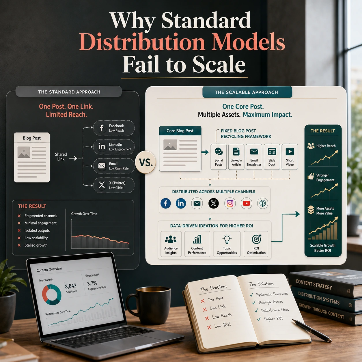 How to repurpose content using a fixed blog recycling framework that turns one core post into multiple channel assets for greater reach and ROI.